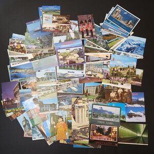 Vintage Mixed Postcard Lot – Travel, Scenic, Historical, Cultural Themes